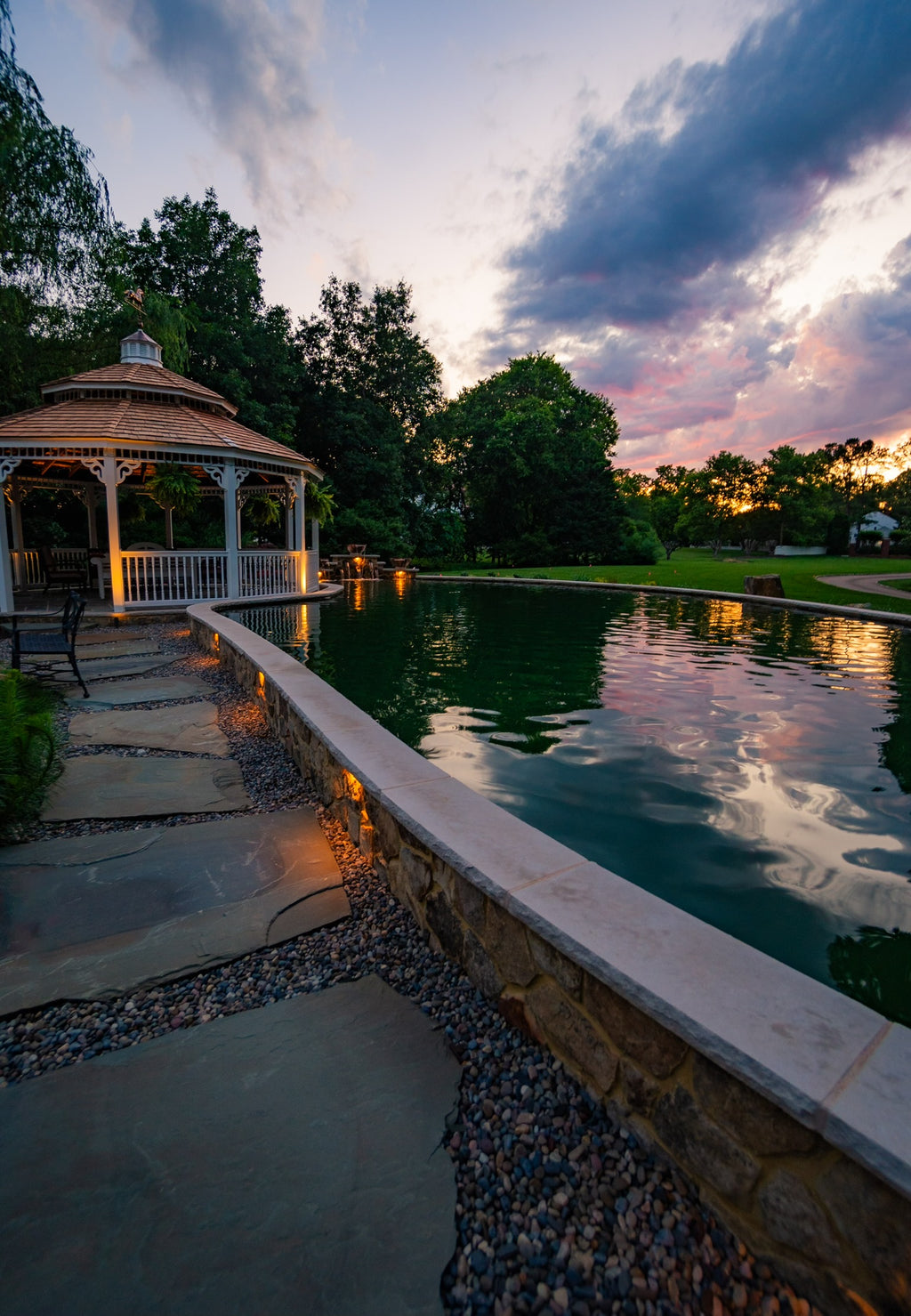 Formal Dedicated Fish Pond
