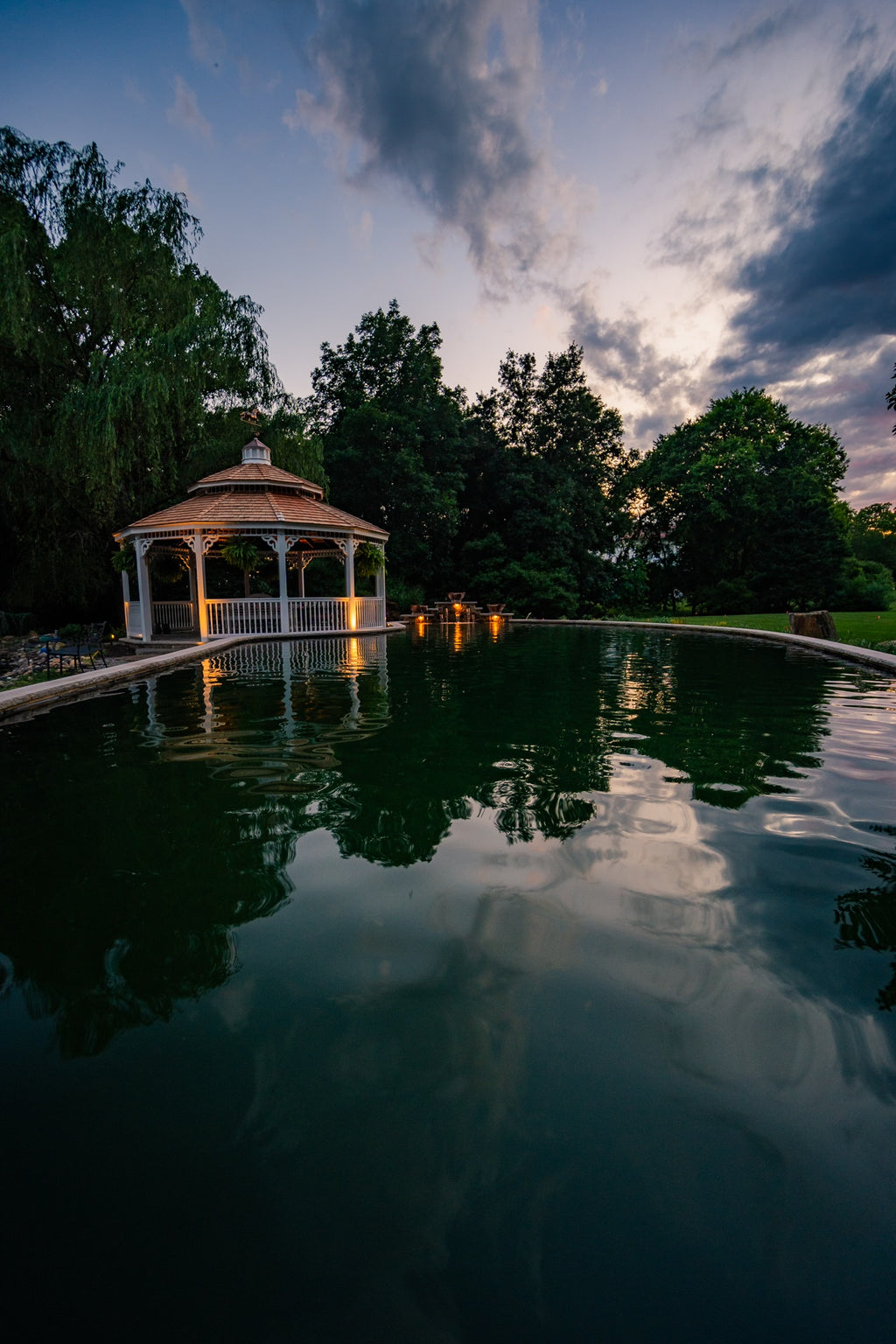 Formal Dedicated Fish Pond